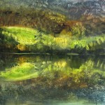 Jezioro 16, 120 x 100 cm, olej na płótnie, 2015