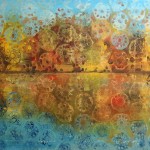 Jezioro III, 80x60 cm, olej na płótnie, 2013