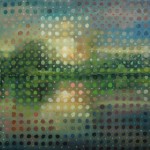 Jezioro VI, 100x70, olej na płótnie, 2013