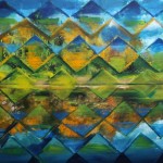 Jezioro XI, 100x70, olej na płótnie, 2013