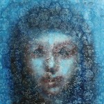Szyba XLII, 70 x70 cm, olej na płótnie, 2013