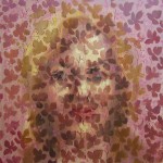 Szyba XXIX, 80x80 cm, olej na płótnie, 2012
