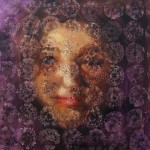 Szyba XXXVI, 60 x 60 cm, olej na płótnie, 2012