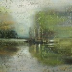 jezioro XII, 120x80 cm, olej na płótnie, 2014
