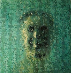 szyba IV, 140x140cm, olej na płótnie, 2009