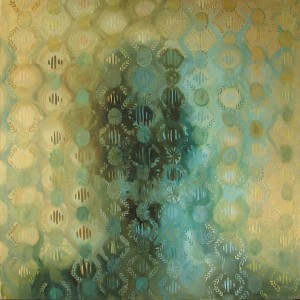 Szyba VI, 140x140cm, olej na płótnie, 2009