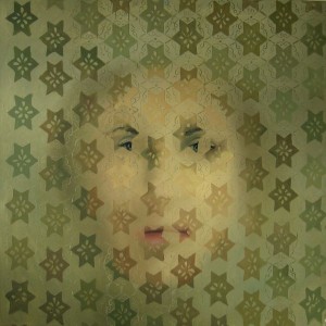 szyba VIII,, 140x140cm, olej na płótnie, 2009