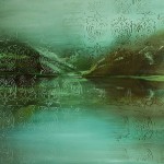Czarny Staw Gąsienicowy I, 120 x 100 cm, olej na płótnie, 2015