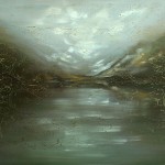 Jezioro 20, 110 x 80 cm, olej na płótnie, 2015