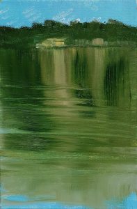 Tafla 8, 20x30 cm, olej na płótnie, 2022