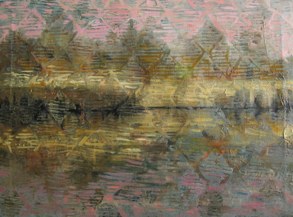 Jezioro IV, 50x70, olej na płótnie, 2013