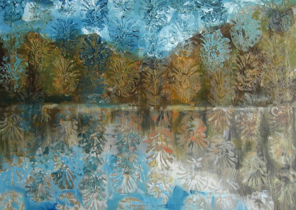 Jezioro V, 50x70, olej na płótnie, 2013