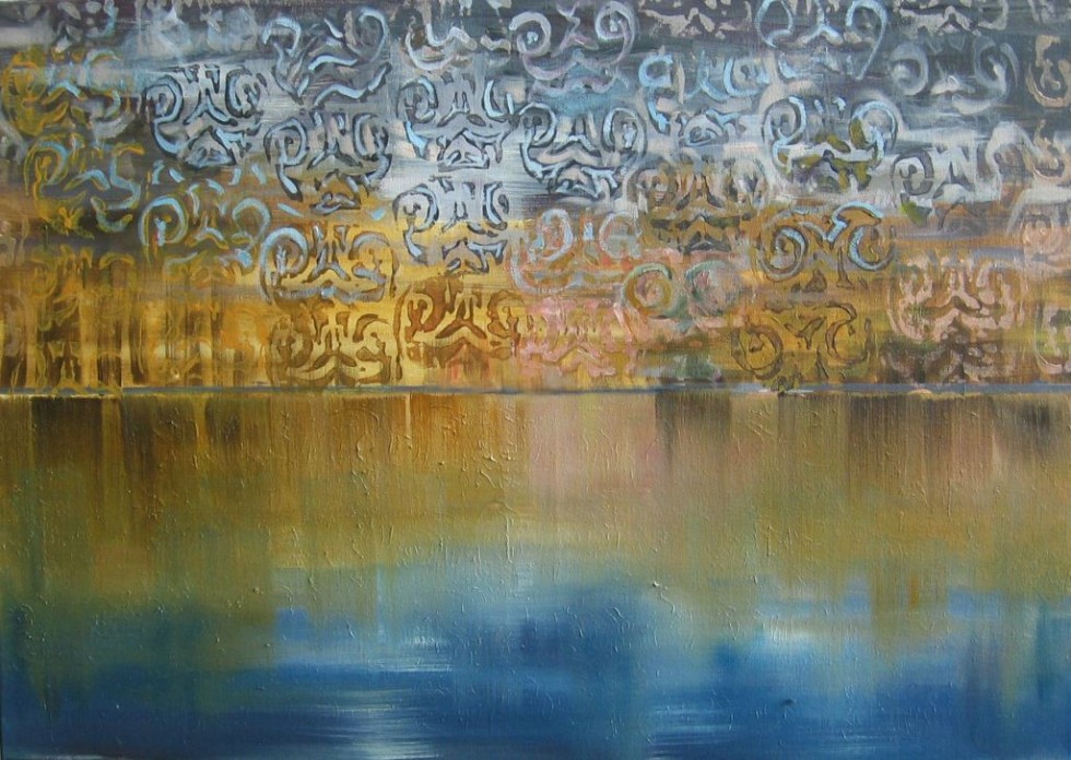 Jezioro VII, 50x70, olej na płótnie, 2013