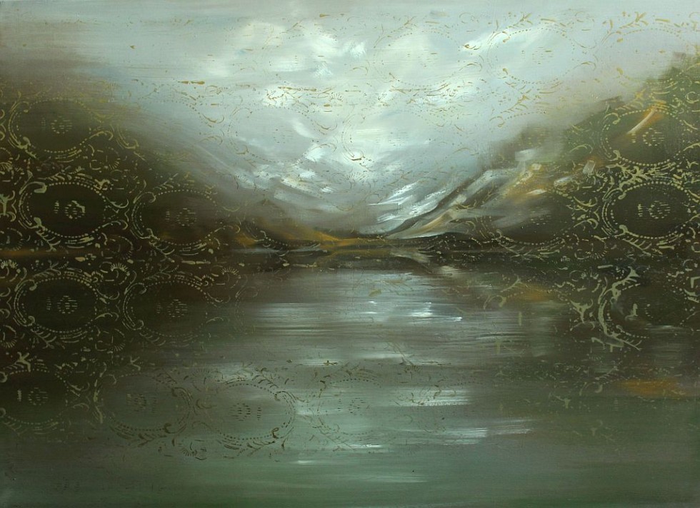 Jezioro 20, 110 x 80 cm, olej na płótnie, 2015